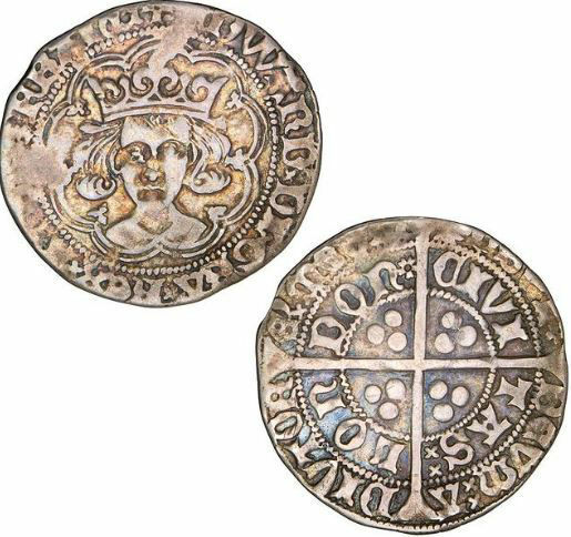 Edward IV Groat, (Second Reign) Mm Pierced